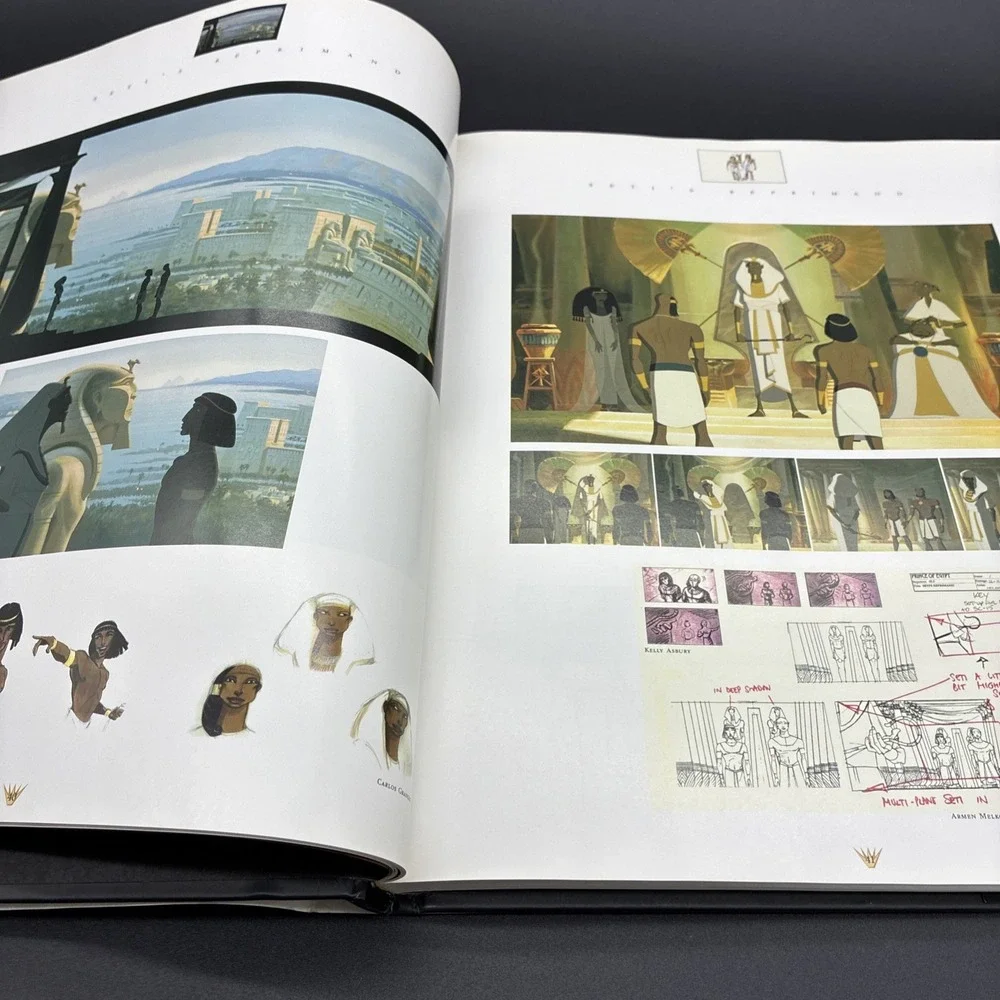 The Prince of Egypt A New Vision in Animation Charles Solomon Hardcover 1998